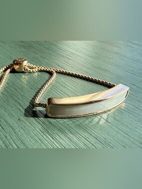 Monica Vinader Baja Bracelet 18K Rose Gold Vermeil + Gray Agate Adjustable